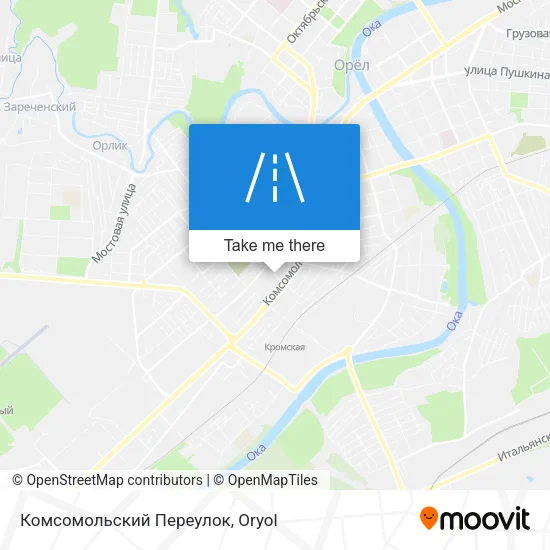 Комсомольский Переулок map