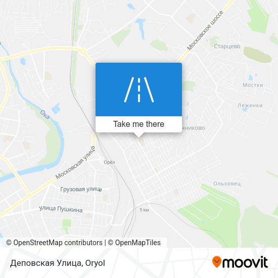 Деповская Улица map