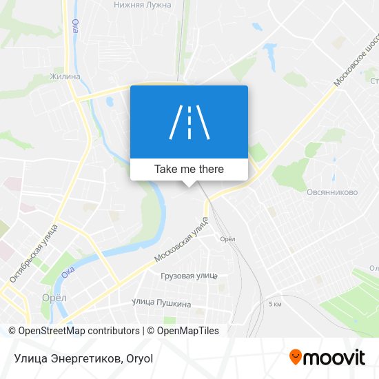 Улица Энергетиков map