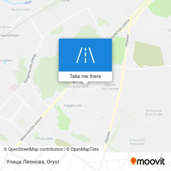 Улица Леонова map