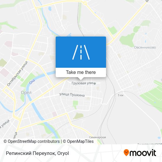 Репинский Переулок map