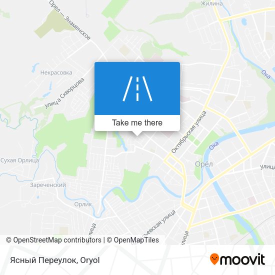 Ясный Переулок map