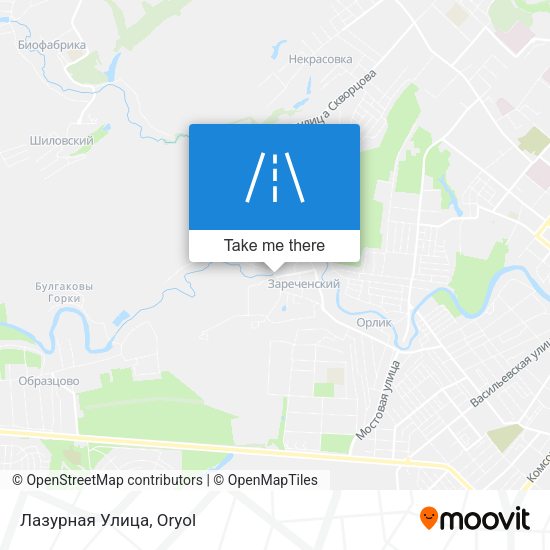 Лазурная Улица map