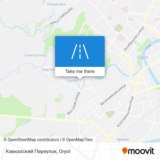 Кавказский Переулок map
