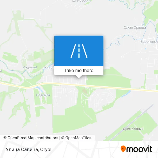 Улица Савина map