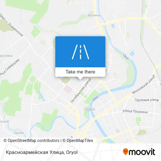 Красноармейская Улица map