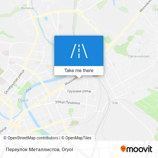 Переулок Металлистов map