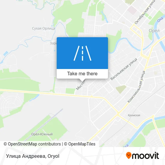 Улица Андреева map