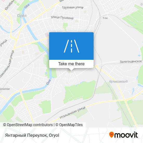 Янтарный Переулок map