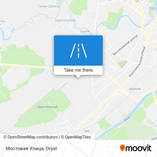 Мостовая Улица map