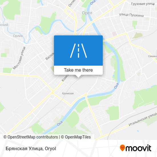 Брянская Улица map