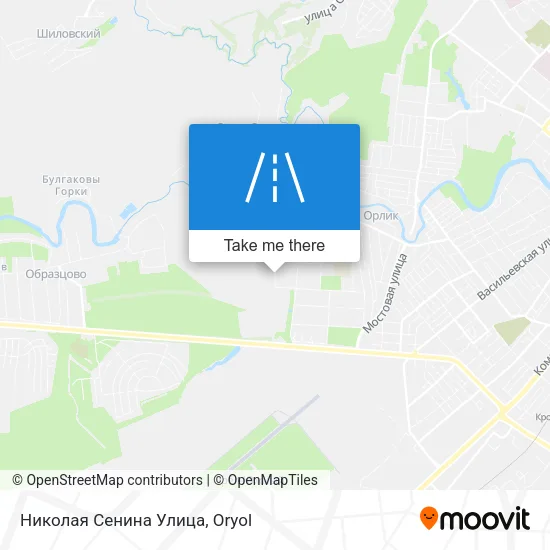 Николая Сенина Улица map