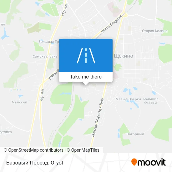 Базовый Проезд map