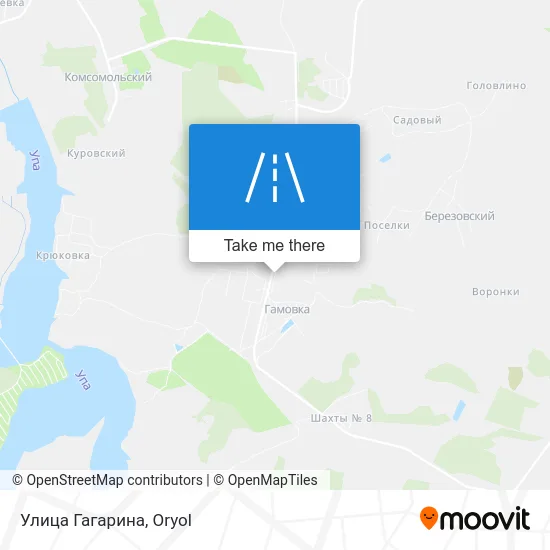 Улица Гагарина map