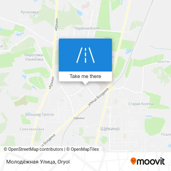 Молодёжная Улица map