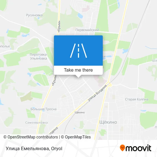 Улица Емельянова map