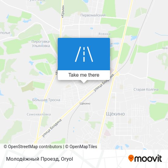 Молодёжный Проезд map