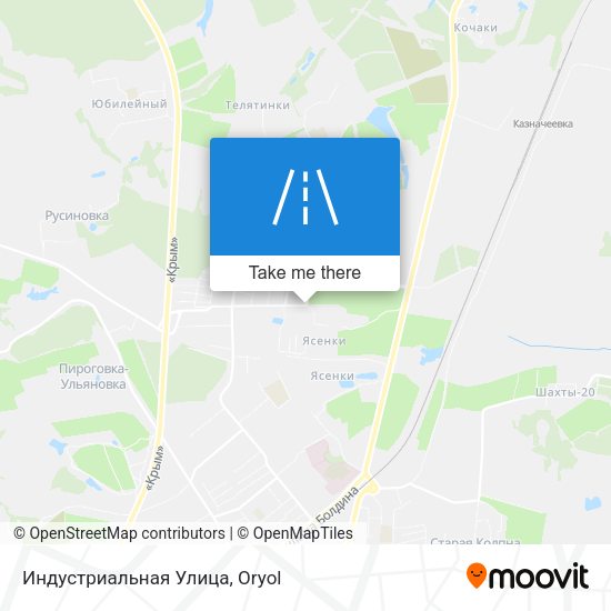Индустриальная Улица map