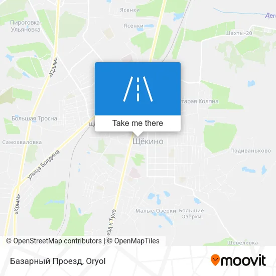 Базарный Проезд map