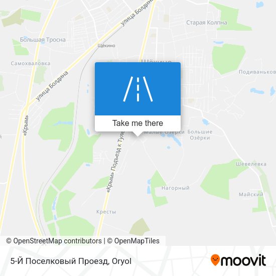 5-Й Поселковый Проезд map