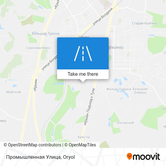 Промышленная Улица map