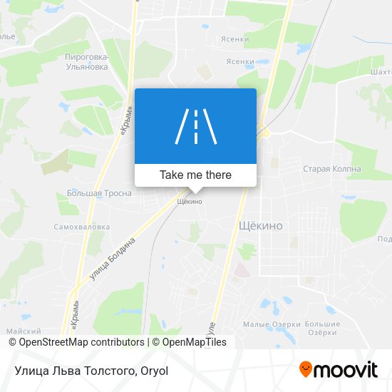 Улица Льва Толстого map