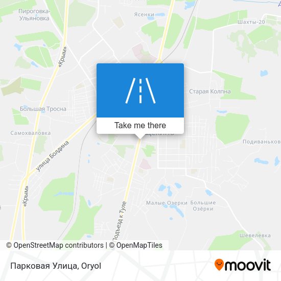 Парковая Улица map