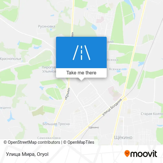 Улица Мира map