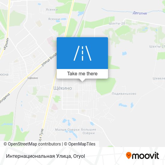 Интернациональная Улица map
