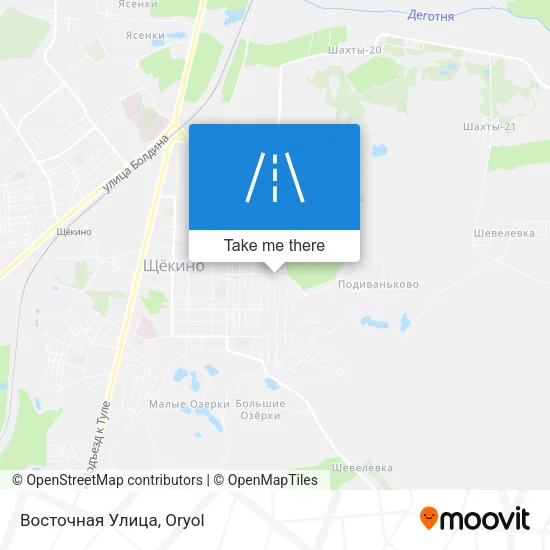Восточная Улица map