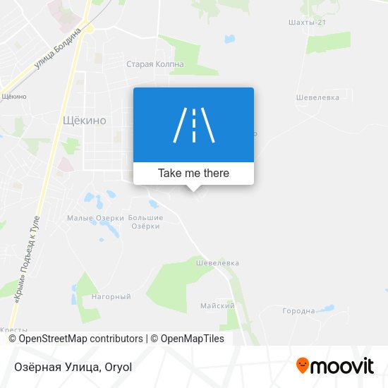 Озёрная Улица map