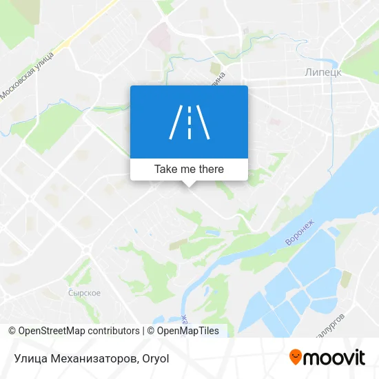 Улица Механизаторов map