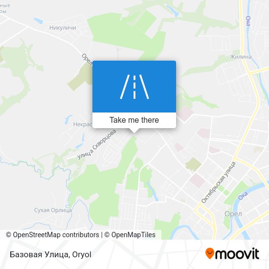 Базовая Улица map