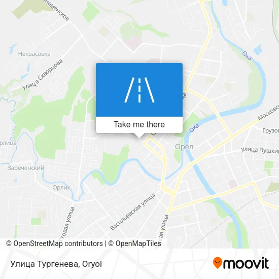 Улица Тургенева map