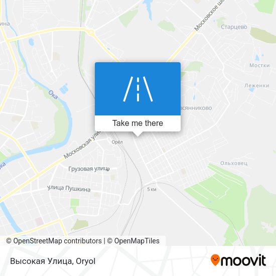 Высокая Улица map