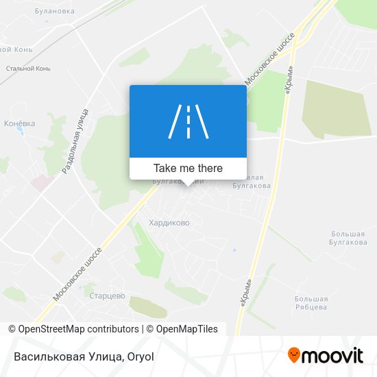 Васильковая Улица map