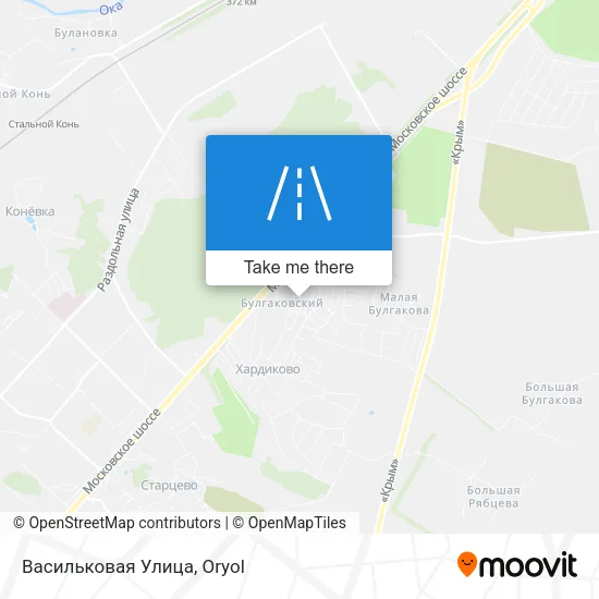 Васильковая Улица map