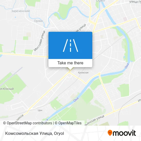 Комсомольская Улица map