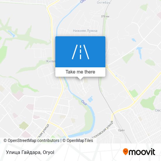 Улица Гайдара map