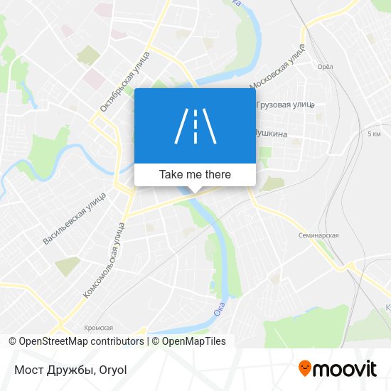 Мост Дружбы map
