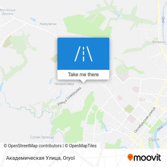 Академическая Улица map