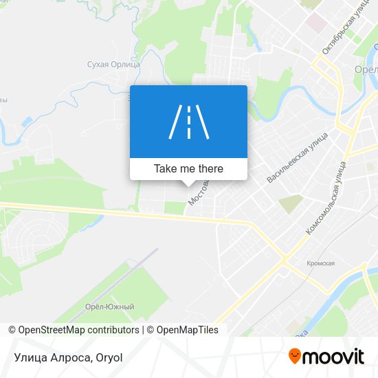 Улица Алроса map