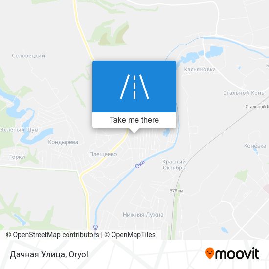 Дачная Улица map