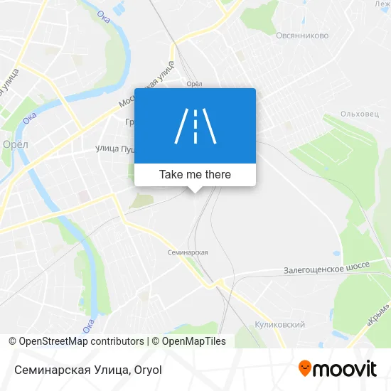 Семинарская Улица map
