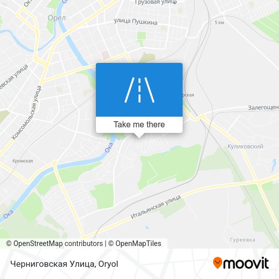 Черниговская Улица map