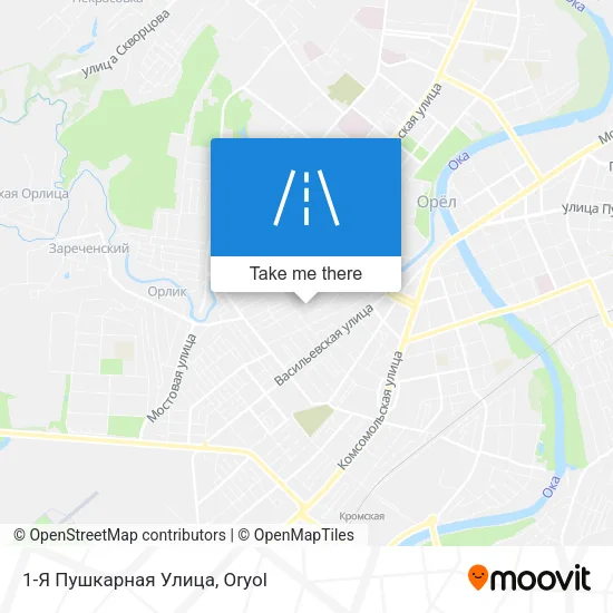 1-Я Пушкарная Улица map