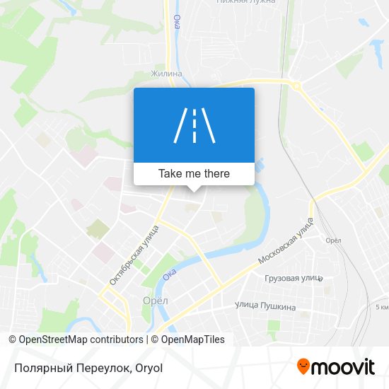 Полярный Переулок map