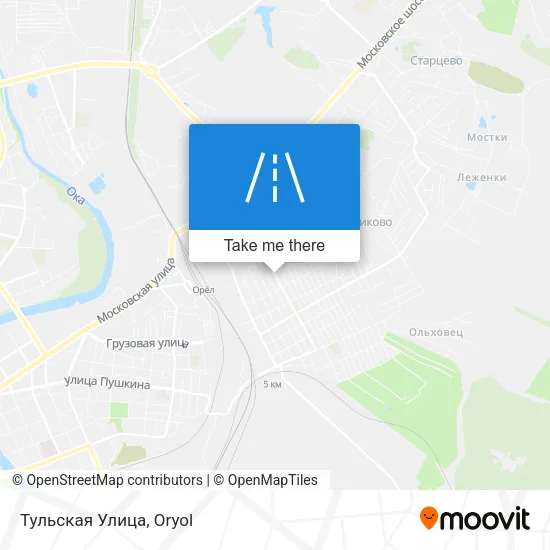 Тульская Улица map