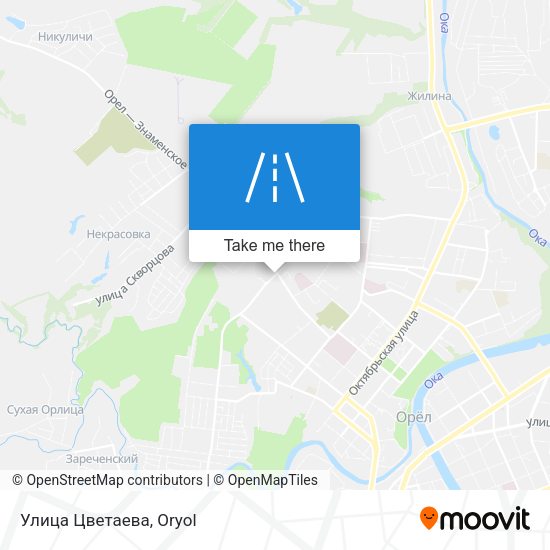 Улица Цветаева map