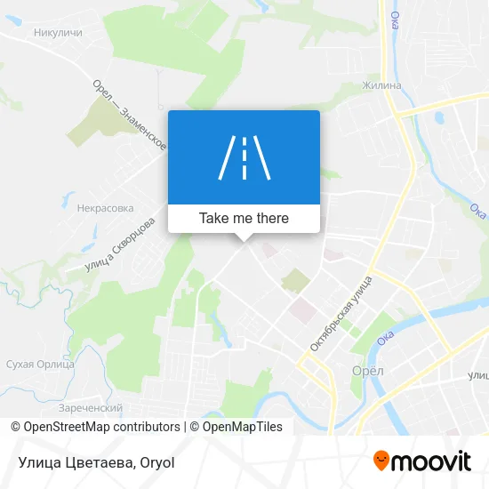 Улица Цветаева map